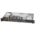 Supermicro Rackmount Case CSE-503L-200B 200W 1U Low Noise I/O 3.5inch Drive Bay Black Retail