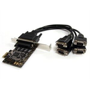 StarTech IO Card PEX4S553B 4xPort RS232 PCI Express Serial Card with Breakout Cable Retail