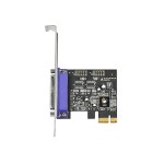 SIIG IO Card JJ-E01211-S1 DP 1xPort ECP/EPP Parallel PCIe Brown Box