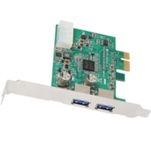 AcomData IO Card ADPU3-PCIX SuperSpeed USB3 2Port PCI Express Card Retail