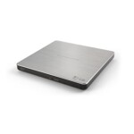 LG Storage GP60NS50 External Slim DVDRW 8X Silver with Software Retail