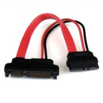 StarTech Cable SLSATAADAP6 6inch Slimline SATA to SATA Adapter with Power Female /Male Retail