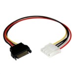 StarTech Cable LP4SATAFM12 12inch SATA to Molex LP4 Power Cable Adapter Female/Male Retail