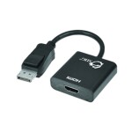 SIIG Accessory CB-DP0Q11-S1 DisplayPort to HDMI Adapter Converter Brown Box