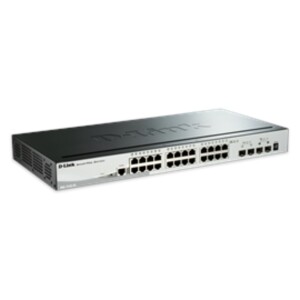 D-Link Network DGS-1510-28P SmartPro 24Port PoE Switch with 2 SFP and 2 10GbE SFP+ Retail