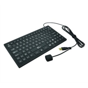 SIIG Keyboard JK-US0911-S1 Industrial/Medical Grade Washable Backlit Keyboard Brown Box