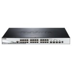 D-Link Network DGS-1510-28XMP 24Port SmartPro Gigabit PoE Switch with 4x10GbE SFP+ Brown Box