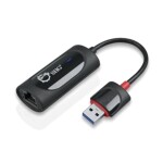 SIIG Accessory JU-NE0611-S2 SuperSpeed USB 3.0 Gigabit LAN Adapter Black Retail