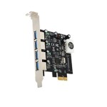 Rosewill I/O Cards RC-508 4Port PCI Express to USB 3.0 Card Retail