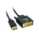 SIIG Cable CB-DP1A11-S2 Display to DVI Convert a DisplayPort Output to DVI-D SGL Link Brown Box