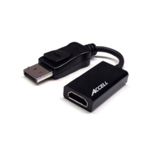 Accell Accessory B086B-003B-2 UltraAV DisplayPort 1.1 to HDMI 1.4 Active Adapter Bare