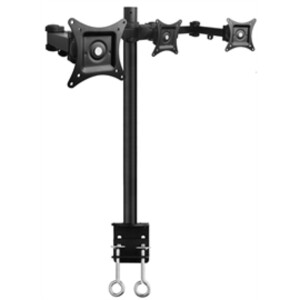 SIIG Accessory CE-MT0R12-S3 Articulating Triple Monitor Desk Mount 13-27inch Retail