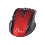 SIIG Mouse JK-WR0912-S2 2.4GHz 6-Button Ergonomic Wireless Optical Mouse Red Retail