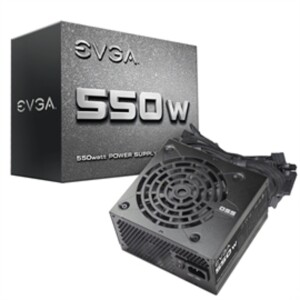 EVGA Power Supply 100-N1-0550-L1 550W +12V 120mm Sleeve Bearing Fan ATX Retail