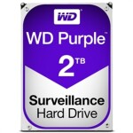 Western Digital Hard Drive WD20PURZ WD Purple AV 3.5" 2TB 64MB SATA 6Gb/s 5400 RPM Bulk