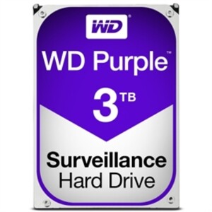 Western Digital Hard Drive WD30PURZ WD Purple AV 3.5" 3TB 64MB SATA 6Gb/s 5400 RPM Bulk