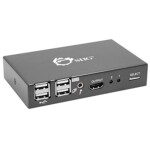 SIIG Accessory CE-KV0011-S2 2x1 USB HDMI KVM Switch Share between 2 USB/HDMI Brown Box