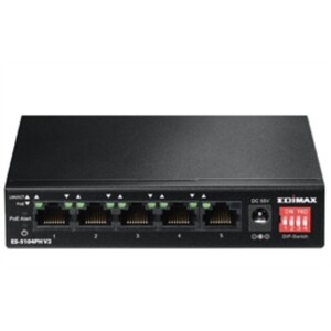 Edimax Networking ES-5104PH V2 Long Range 5Port 10/100Mbps with 4xPoE+ Ports and DIP Switch Retail