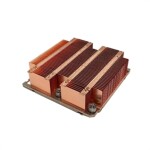 Dynatron Accessory B6 Copper skived fin passive heatsink for 1U Brown box