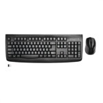 Kensington Keyboard K72324USA Pro Fit Keyboard + Mice Wireless Desktop Set Black Retail