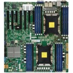 Supermicro Motherboard MBD-X11DPH-I-B Xeon LGA 3647 C621 Max.1TB DDR4 205W PCI Express SATA Extended ATX Brown Box