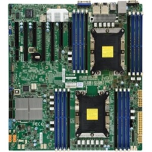 Supermicro Motherboard MBD-X11DPH-I-B Xeon LGA 3647 C621 Max.1TB DDR4 205W PCI Express SATA Extended ATX Brown Box